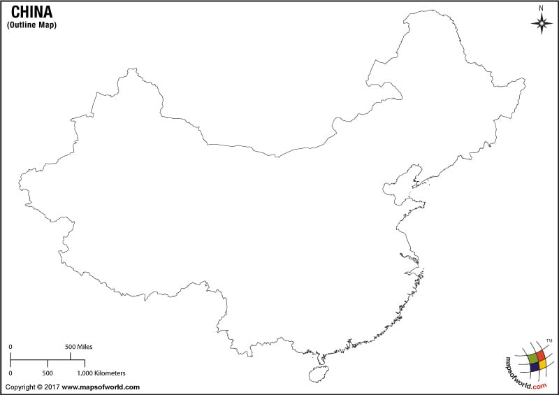 blank map of yemen. China Outline Map