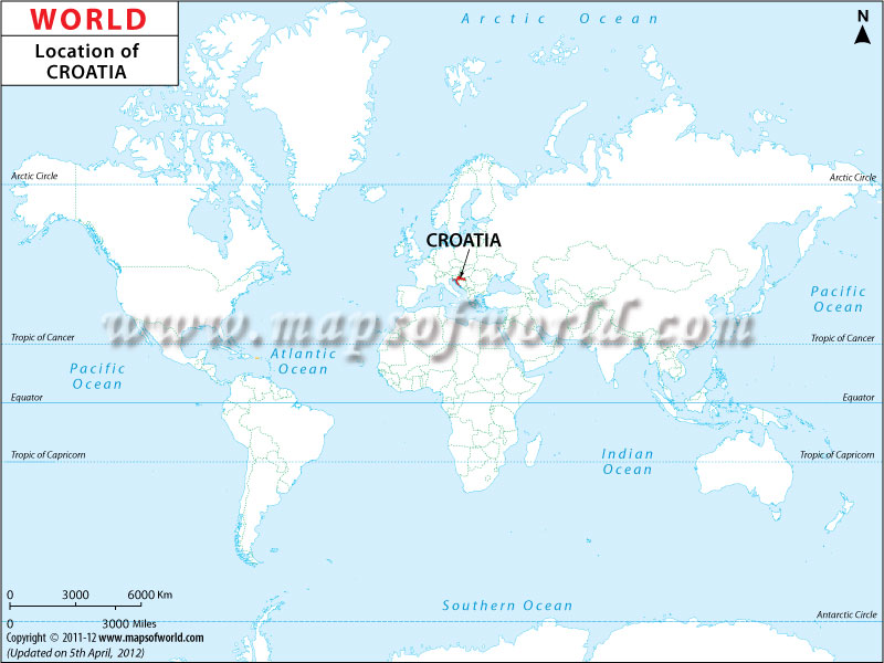 Where is Croatia | Croatia Location in World Map