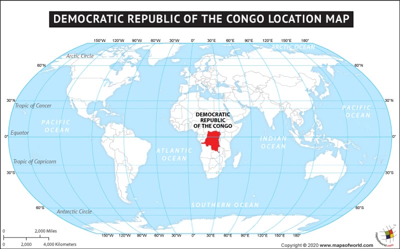 Congo World Map