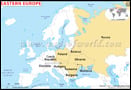 Europe de l'Est Carte