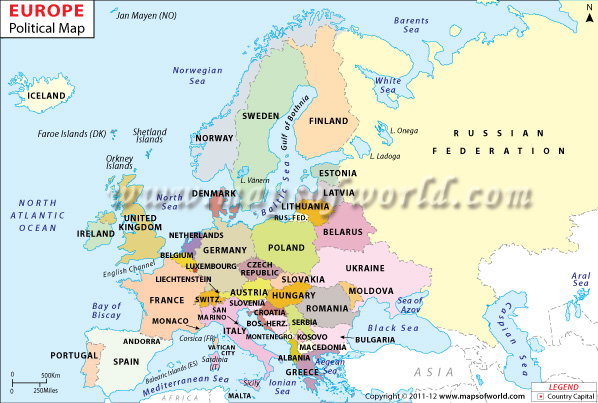 Map of Europe