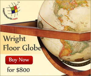 FRANK LLOYD WRIGHT FLOOR GLOBE
