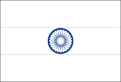 India Flag for Kids to Color