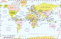 World Map with Lat Long