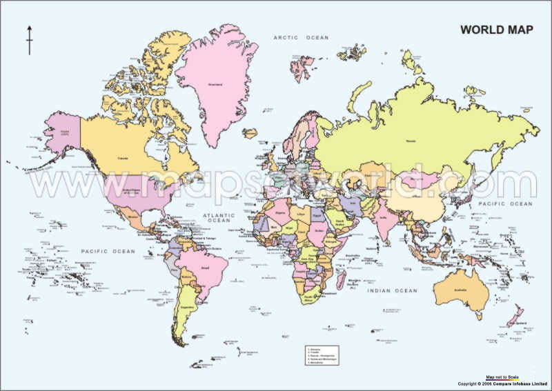 WORLD MAP CONTINENTS OUTLINE