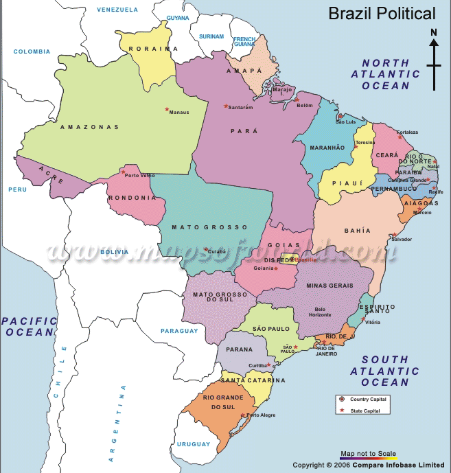 maps of world political brazil gif