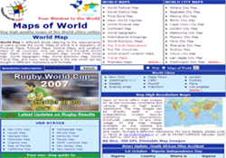 Maps of World in 2007
