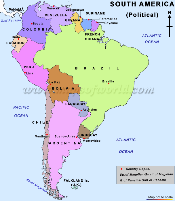 South America Map