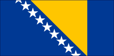 bosnia flag figure