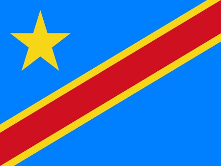 Congo Kinshasa Flag