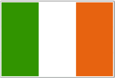  World  Americans  on Ireland Flag Gif