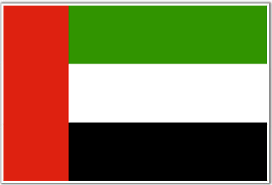 Flag Coloring on United Arab Emirates Flag  Flag Of United Arab Emirates