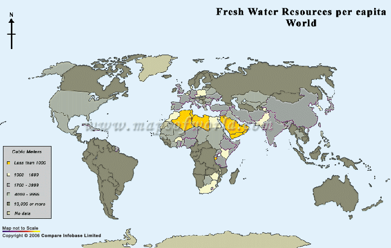 Fresh Water Resources Per Capita