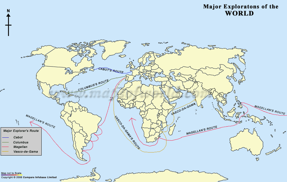 Major Explorations of the World