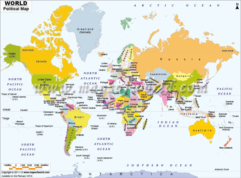 World Map Political