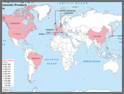 Top GDP countries Map