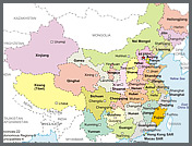 China Political Map