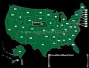 Interactive USA Map with Text