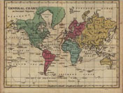 1811 - Antique World Map