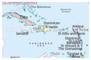 Cartes d'�les des Cara�bes