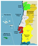 La r�gion de Portugal