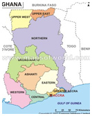 CARTES DU GHANA