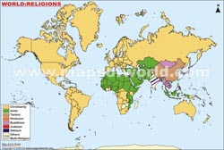 World Religion Map