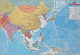 Asia & Western Pacific Wall Map