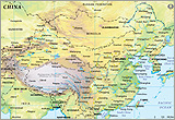 China Physical Map