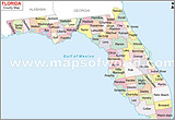 Florida County Map