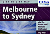 Melbourne to Sydney Travel Map