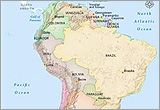 South America Map