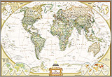Spanish World Wall Map