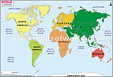 World Continent Map
