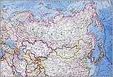 Asia Wall Map