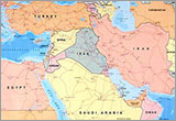 Middle East Wall Map