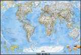 National Geographic world classic Wall Map