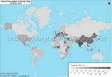 World Population Density Map