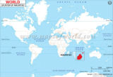 Mauritius Location Map
