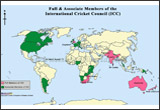 World Cricket Map