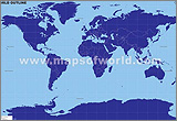 World Political Outline Miller Dark