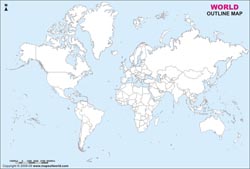 Outline World  on Outline World Map Jpg