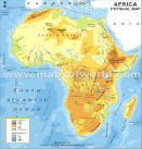 Africa Physical Map