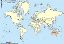 Australia Location Map