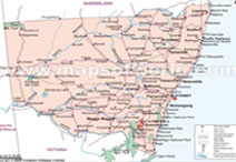 New South Wales Political Map