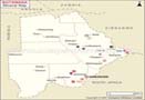 Botswana Mineral Map