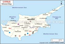Cyprus Mineral Map