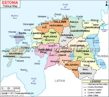 Estonia Map