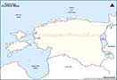 Estonia Outline Map