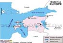 Estonia Rivers Map